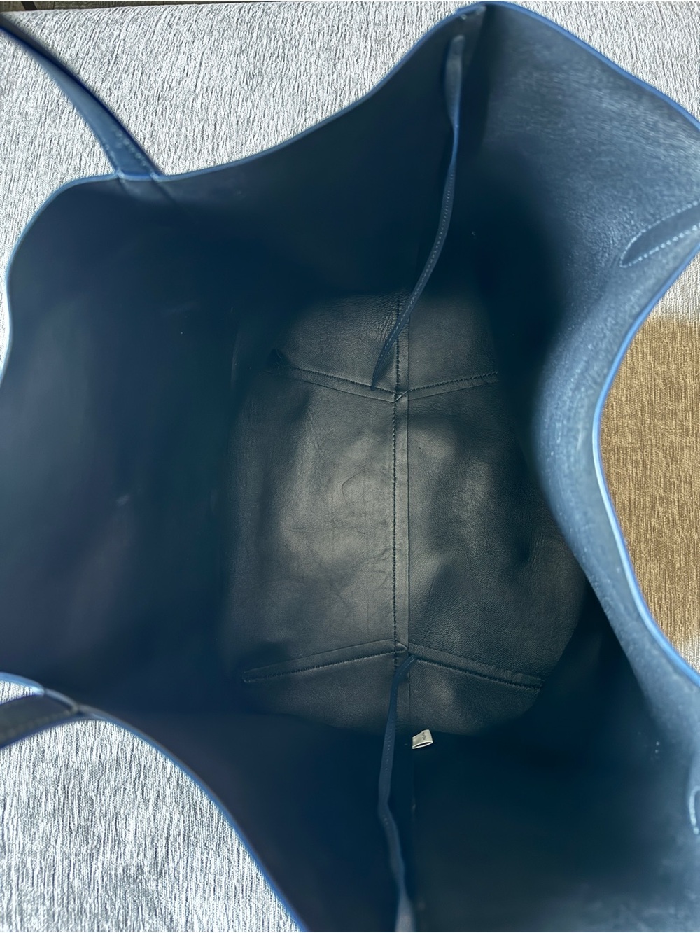 Mansur Gavriel Navy Soft Tote - Picture 9 of 9